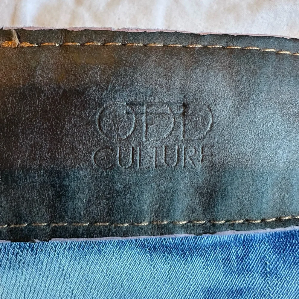 🔥 ODD Culture Distressed Skinny Jeans 34x32 Acid Wash Ripped Stretch
